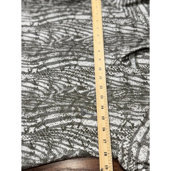 Cable & Gauge Short Sleeve T-shirt Dress Gray White Womens Size M Stretch Comfy - Picture 8 of 10